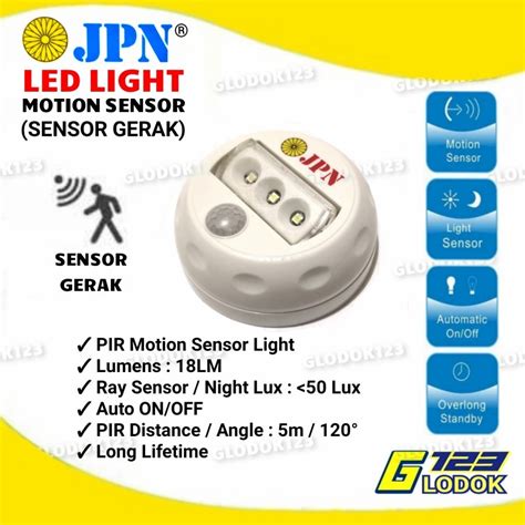 Jual Sensor Gerak Lampu Led Pir Motion Infrared Deteksi Gerakan