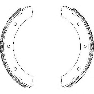 MK428890 Mitsubishi Zapatas De Frenos De Tambor Traseras