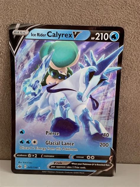 Ice Rider Calyrex V Eng Chilling Reign Pokemon Kaufen Auf Ricardo