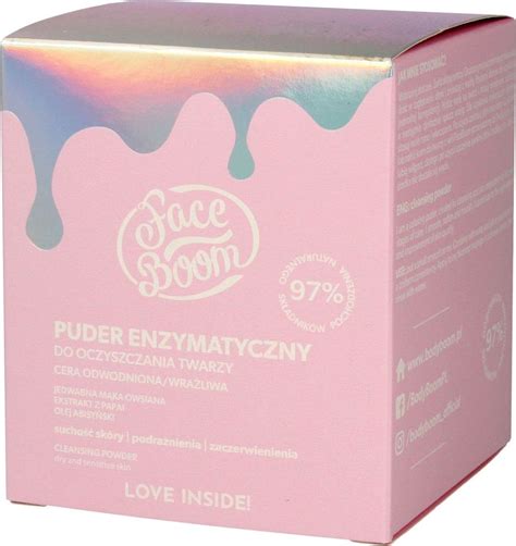 Face Boom Puder Enzymatyczny Do Oczyszczania Twarzy 20g Morele Net