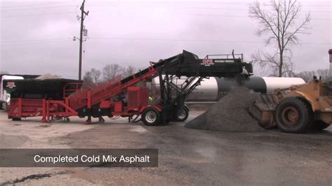 Cold Mix Asphalt Manufacturing For Pothole Repair YouTube