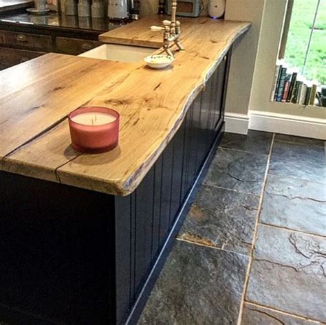 Earthy Oak Resin Kitchen Island Worktop Earthy Timber