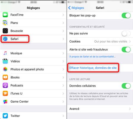 4 façons pour effacer l historique de navigation sur iPhone