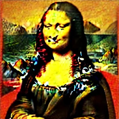 Cave Art Of Mona Lisa Stable Diffusion Openart