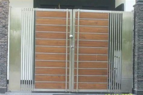 Hinged Modern Stainless Steel Main Gate For Residential At Rs 850