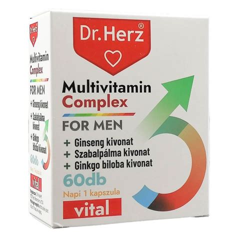 2795 Ft Dr Herz multivitamin férfiaknak kapszula 60db Herbaposta