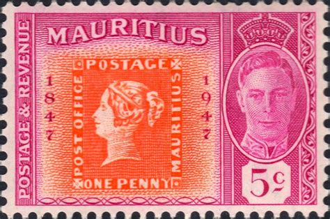 World Of Philately Mauritius 1847 Post Office 1d And 2d Stamps