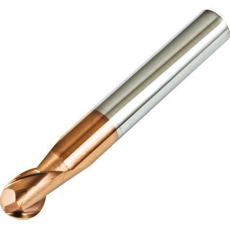 High Strength High Hardness Flute Carbide Ball Nose End Mill Mm