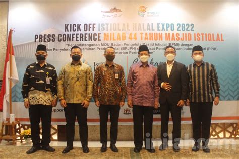 Foto Kick Off Istiqlal Halal Expo 2022 Di Masjid Istiqlal