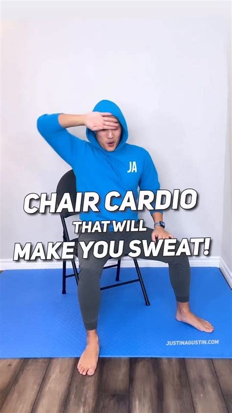 Chair cardio workout for true beginners or anyone who needs it! Time 30 ...