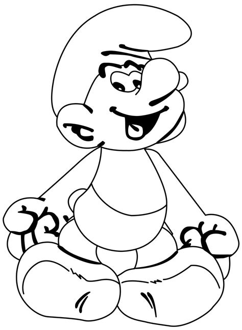 Desenhos Para Colorir E Imprimir Desenhos Para Colorir Dos Smurfs