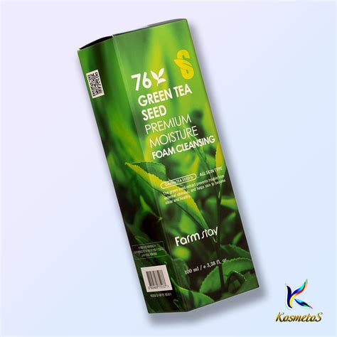Pianka do twarzy FarmStay Green Tea Seed Premium Moisture Foam ...