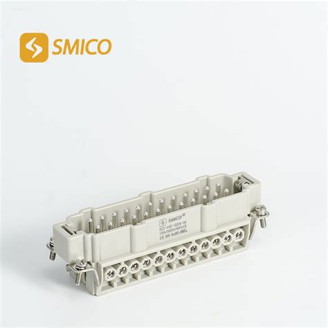 24pin Female Male Rectangular Heavy Duty Connector For Hot Runner Heavy Duty Connector And