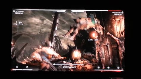 Mortal Kombat X My First Tremor Aftershock Combo YouTube