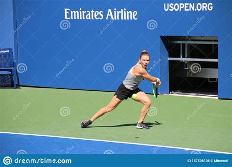 Simona Halep Editorial Stock Photo Image Of York Tennis 157508108