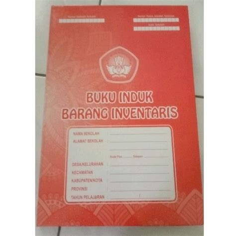 Jual BUKU INDUK BARANG INVENTARIS Gratis Packing Bubble Wrap Shopee