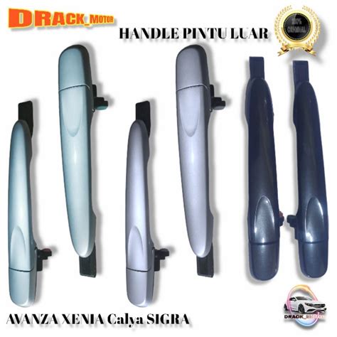 Jual Handle Pintu Luar Hitam Silver Putih All New Avanza Xenia