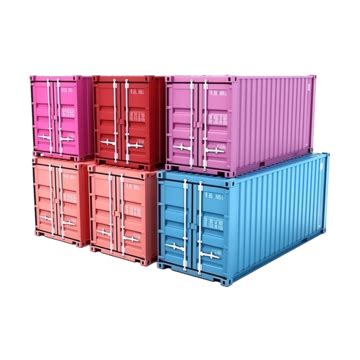 Container Cargo Shipping Logistic Service Containers 3d Rendering