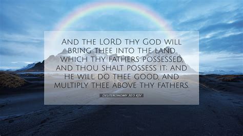 Deuteronomy Kjv Desktop Wallpaper And The Lord Thy God Will