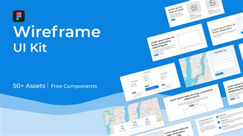 Figma Free Wireframe UI Kit Template UI4Free