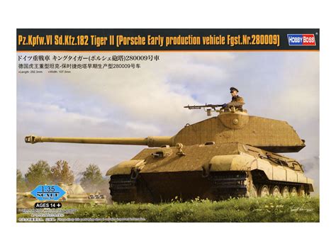 Hobby Boss 84558 1 35 Pz Kpfw VI Sd Kfz 182 Tiger II Porsche Early