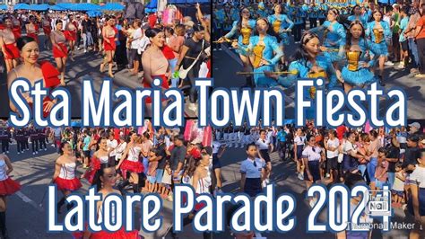 Sta Maria Town Fiesta 2024 Latore Parade YouTube