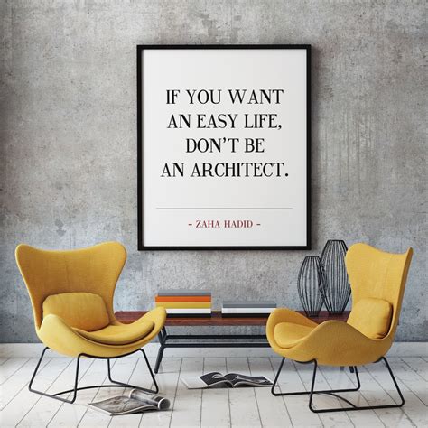 Zaha Hadid Quote Poster Zaha Hadid Quote Motivational - Etsy