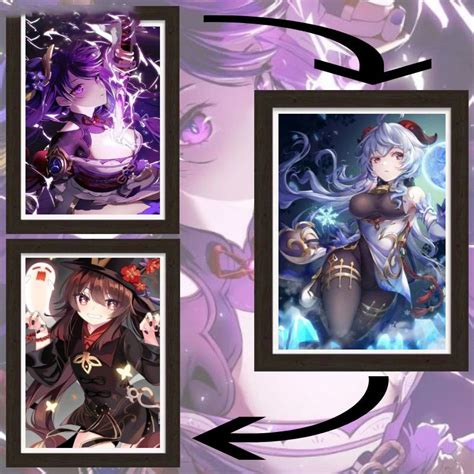 Genshin Impact Zhong Li Naked Eye D Gradual Stereoscopic Painting Genshin Star