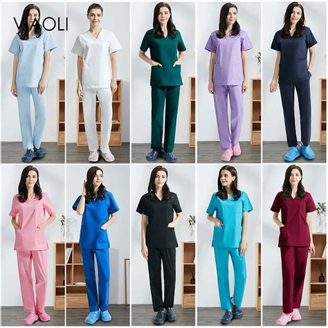 High Quality Breathable Scrubs Uniforms Suit Beauty Pet Shop Spa