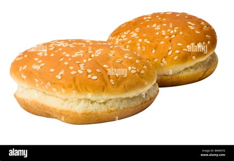 Sesame seed bun Cut Out Stock Images & Pictures - Alamy