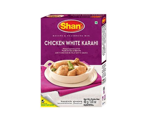 SHAN CHICKEN WHITE KARAHI MASALA 50 GM PACK Lazada