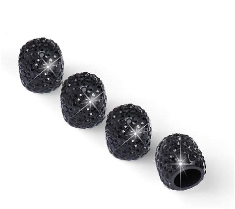 Amazon JUSTTOP 4 Pack Handmade Crystal Rhinestone Car Tire Valve