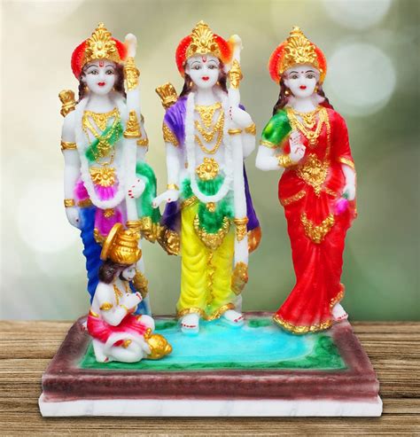 Buy KD HUB God Shri Ram Darbar Lord Rama Sita Laxman And Hanuman