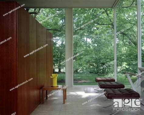 Farnsworth House Interior Plan