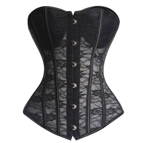 Tunique Corset Sexy En Dentelle Pour Femmesceinture Amincissantehaut Dentraînementbustier