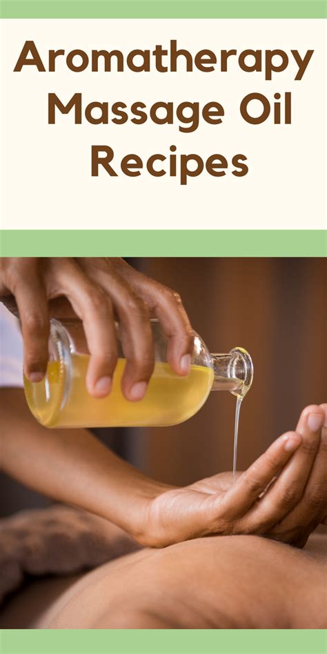 Diy Massage Oil Recipes Artofit