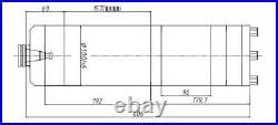 3KW 220V ER25 ATC Water Cooling Spindle Motor BT30 With 3 7KW Fuling