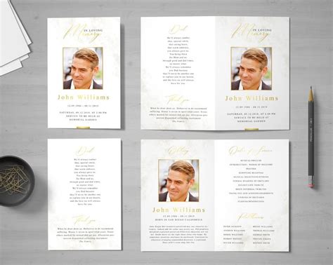 Funeral Program Template - Create a Memorable Tribute