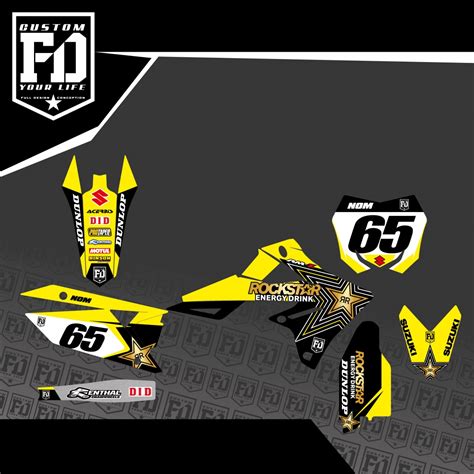 Kit Déco Suzuki 450 RMZ Rockstar