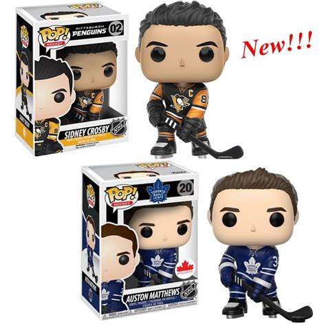 Funko Pop Hockey Puppe Pinguine Sidney Crosby Auston Matthews