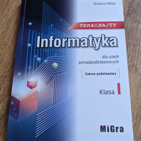 Teraz Bajty Klasa I Informatyka Malbork Kup Teraz Na Allegro