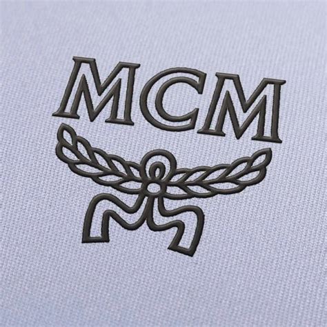 mcm logo embroidery design  embroiderydownload