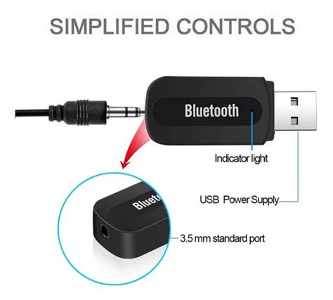 Usb Receptor Bluetooth Adaptador Equipo Sonido Autoradio Cuotas Sin