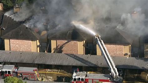 Firefighters battling two-alarm fire in southwest Houston - ABC13 Houston