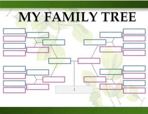 Editable Family Chart Template 4 Generations Download Fillable PDF ...