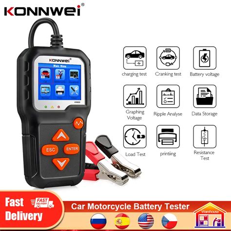 Konnwei Kw Car Battery Tester V Automotive Tester Car Battery