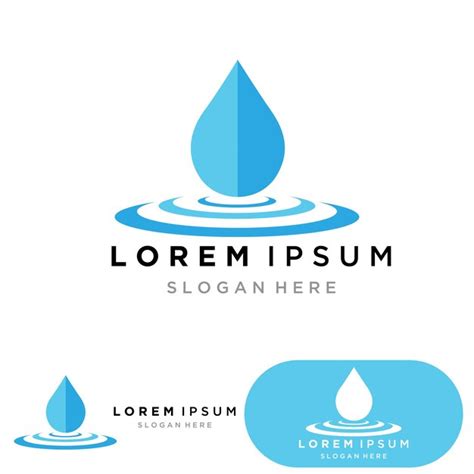 Premium Vector Water Drop Logo Template Vector