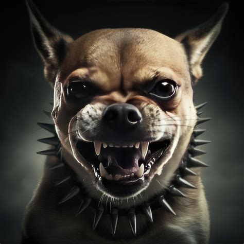 Premium AI Image | Angry dog dangerous