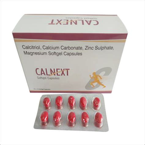 Calcitriol Calcium Carbonate Zinc Sulphate Softgel Capsules General