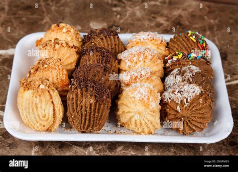 homemade Danish butter cookies Stock Photo - Alamy